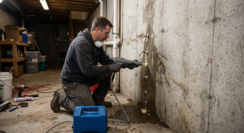 Basement Foundation Repair in East Taunton, MA