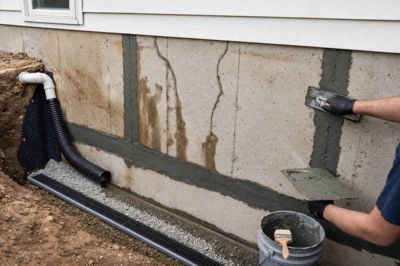Basement Foundation Repair in West Greenwich, RI