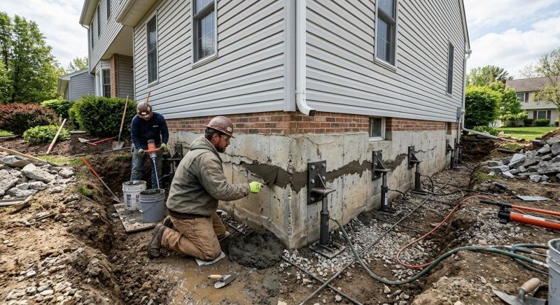 Basement Foundation Repair in Wrentham, MA
