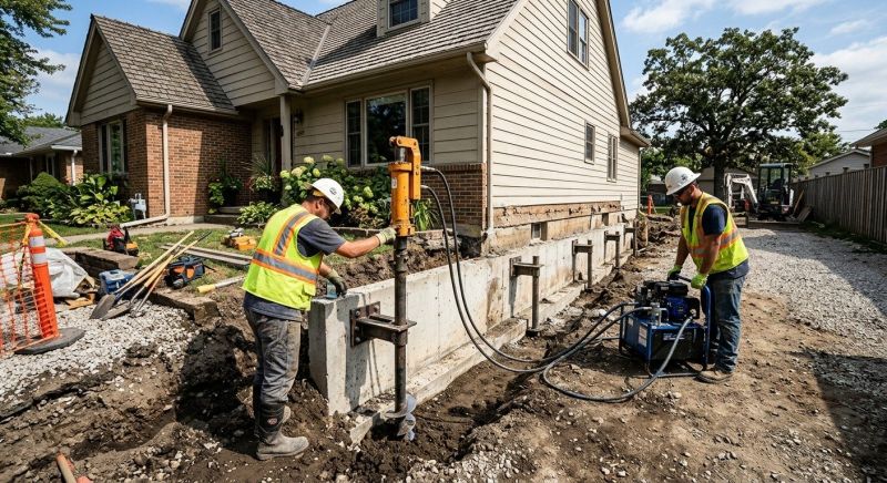Basement Stabilization in Rehoboth, MA