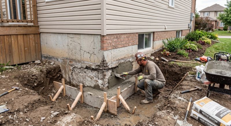Building Foundation Repair in Holbrook, MA
