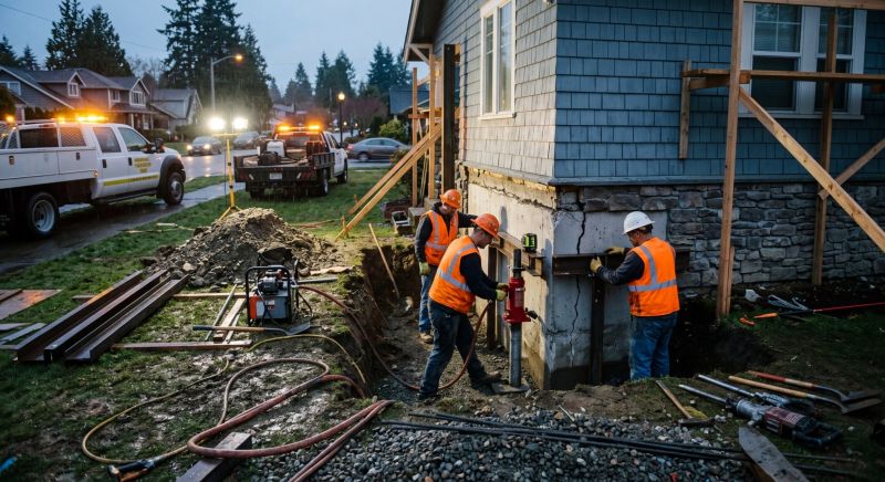 Building Foundation Repair in Middleboro, MA