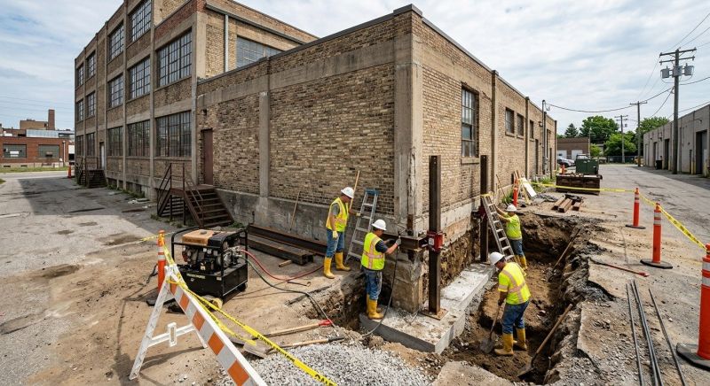 Building Foundation Repair in Middleboro, MA