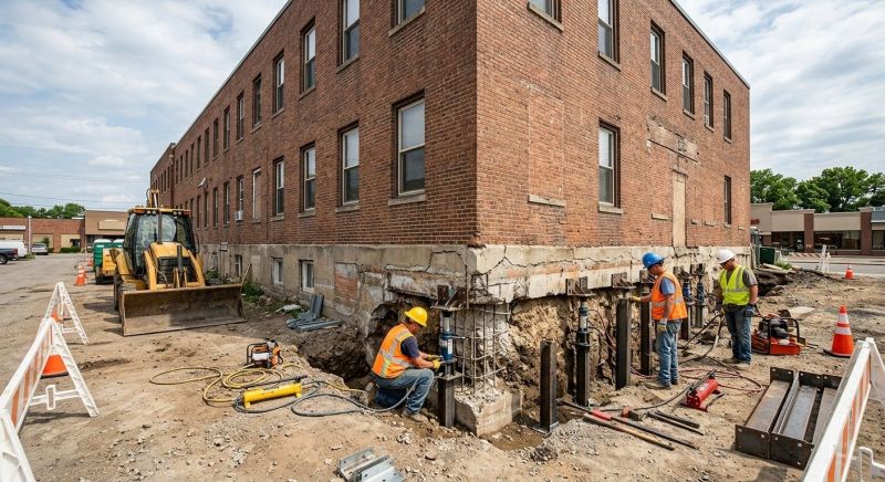 Commercial Foundation Repair in Rehoboth, MA