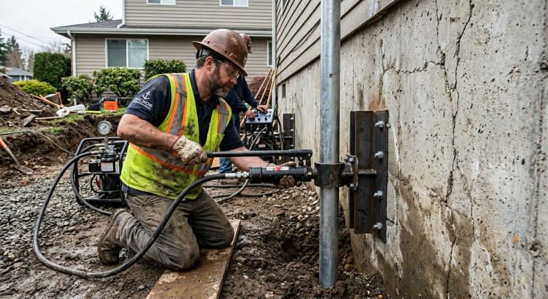 Concrete Foundation Leveling in Attleboro Falls, MA