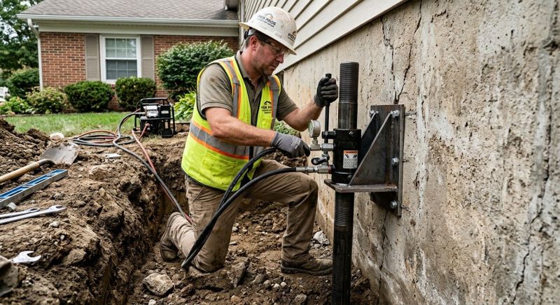 Concrete Foundation Leveling in Walpole, MA