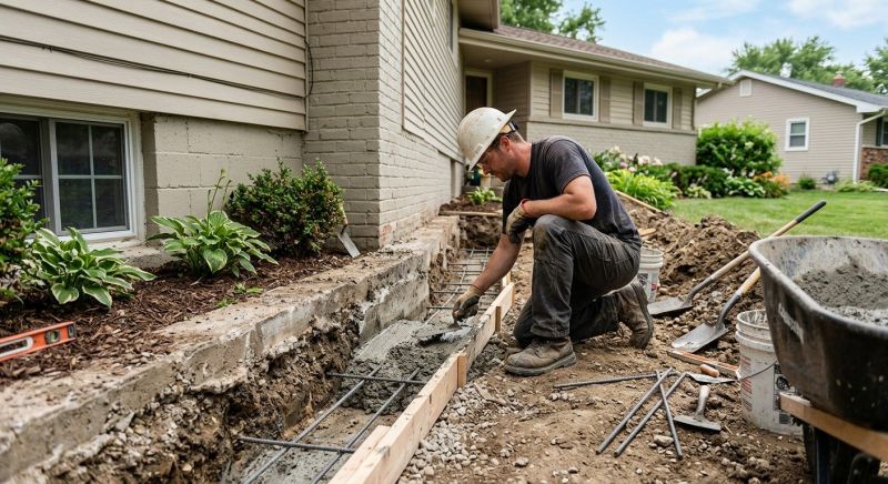 Concrete Foundation Repair in East Taunton, MA