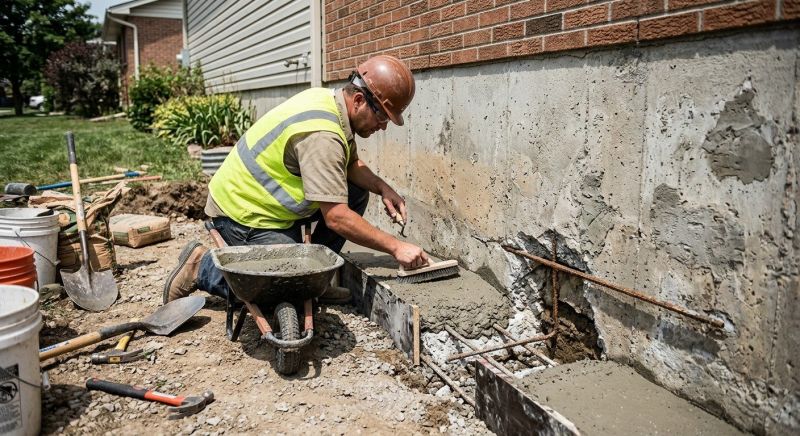 Concrete Foundation Repair in South Dartmouth, MA