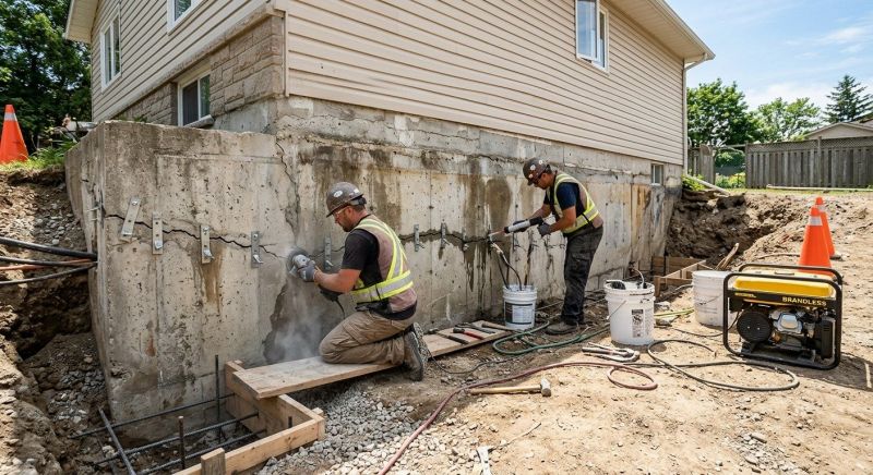 Concrete Foundation Repair in Walpole, MA