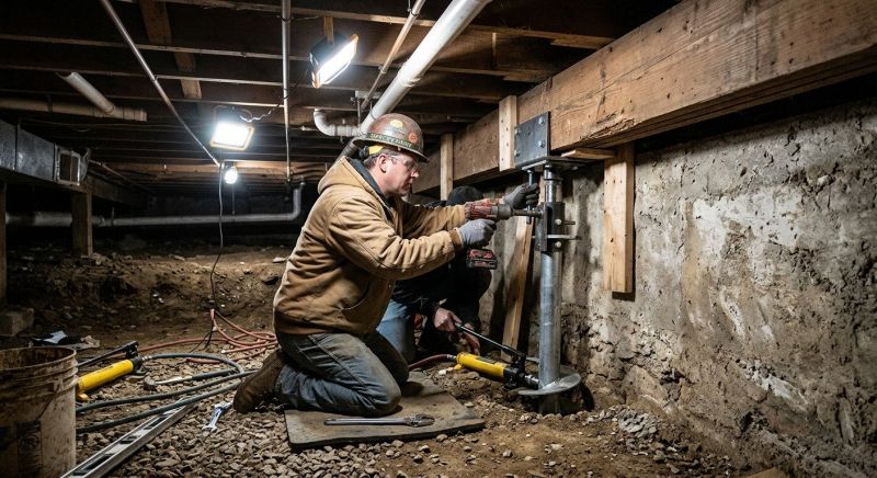 Crawlspace Foundation Repair in Bristol, RI