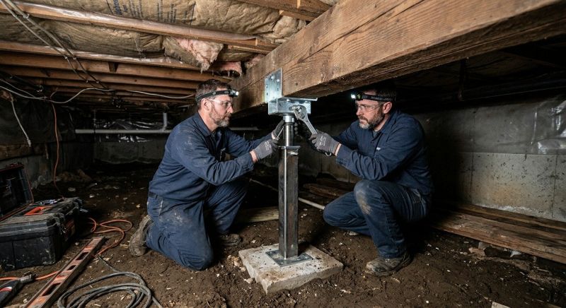 Crawlspace Foundation Repair in Plymouth County, MA