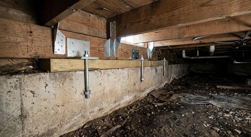 Crawlspace Structural Repair in Rehoboth, MA