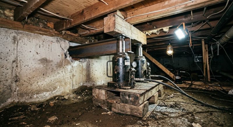 Foundation Jacking in Blackstone, MA