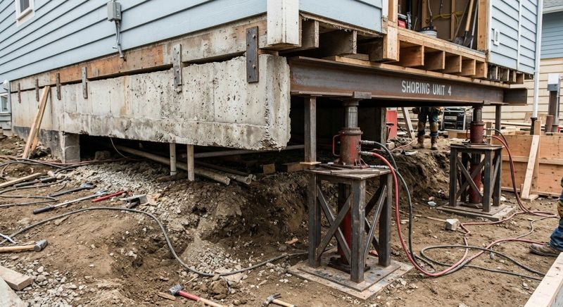 Foundation Jacking in Lincoln, RI