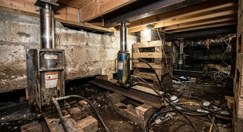 Foundation Jacking in Medway, MA