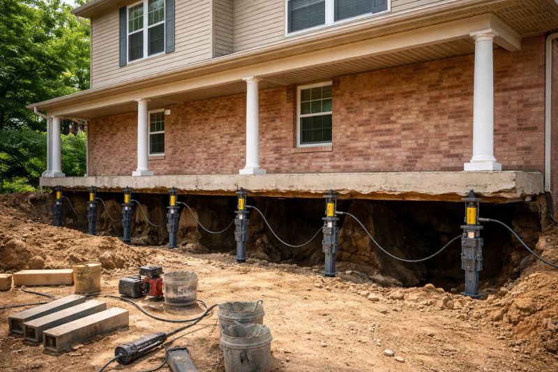 Foundation Jacking in Medway, MA