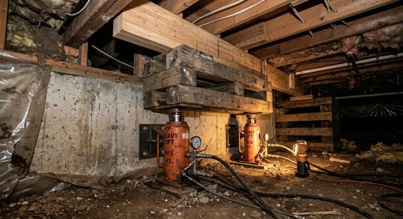 Foundation Jacking in New Bedford, MA