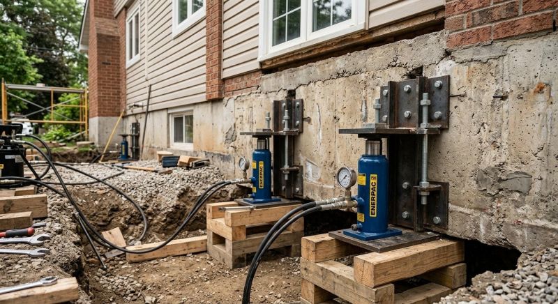 Foundation Jacking in Providence County, RI
