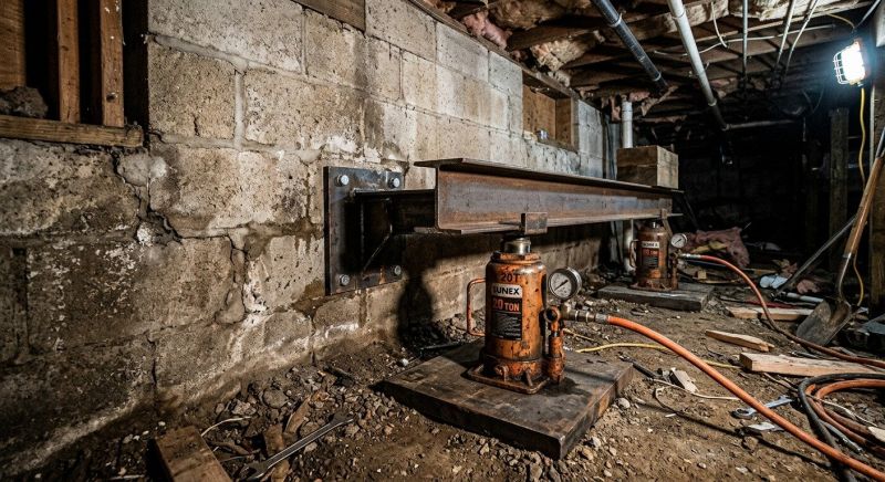Foundation Jacking in Raynham, MA