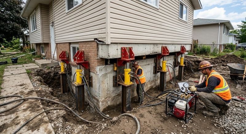Foundation Lifting in Attleboro, MA