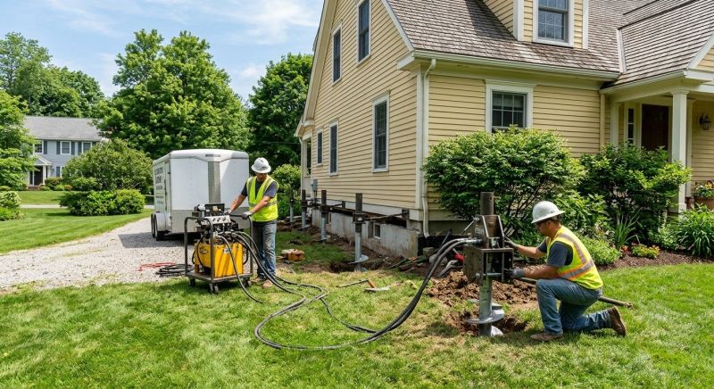 Foundation Lifting in Jamestown, RI