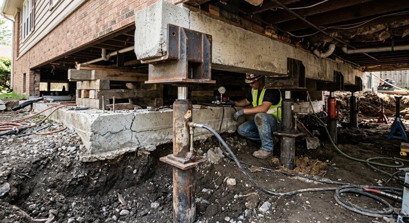 Foundation Lifting in Little Compton, RI
