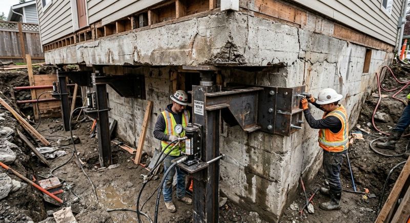 Foundation Lifting in Plainville, MA
