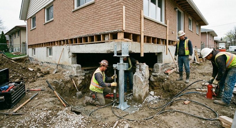 Foundation Pier Repair in Rehoboth, MA