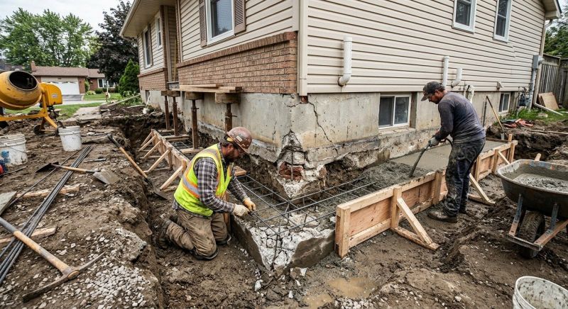 Foundation Repair in North Easton, MA