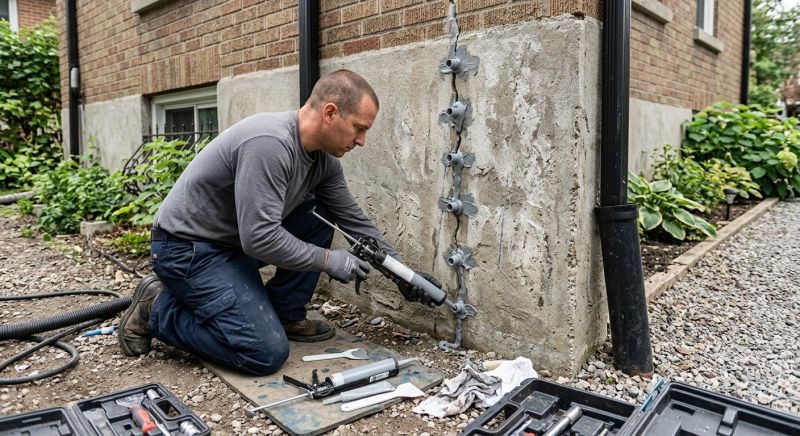 Foundation Settlement Repair in Rehoboth, MA