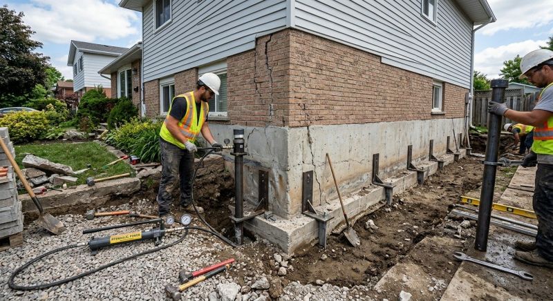 Foundation Stabilizing in Brockton, MA