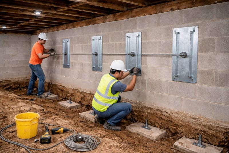 Foundation Stabilizing in Mansfield, MA