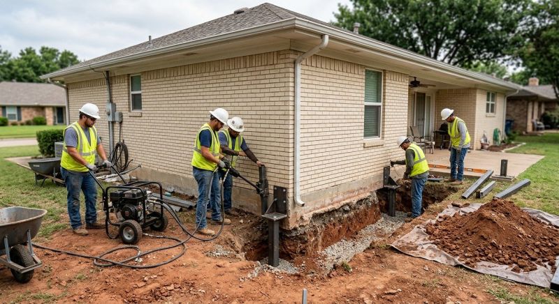 Foundation Stabilizing in Sharon, MA
