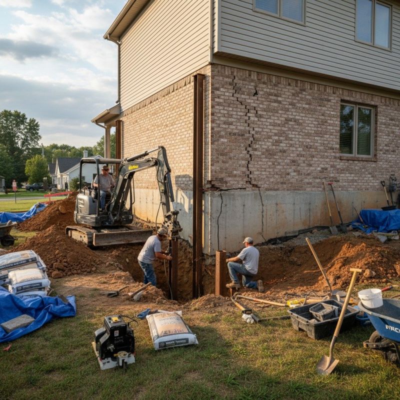 Foundation Structural Repair in Norton, MA