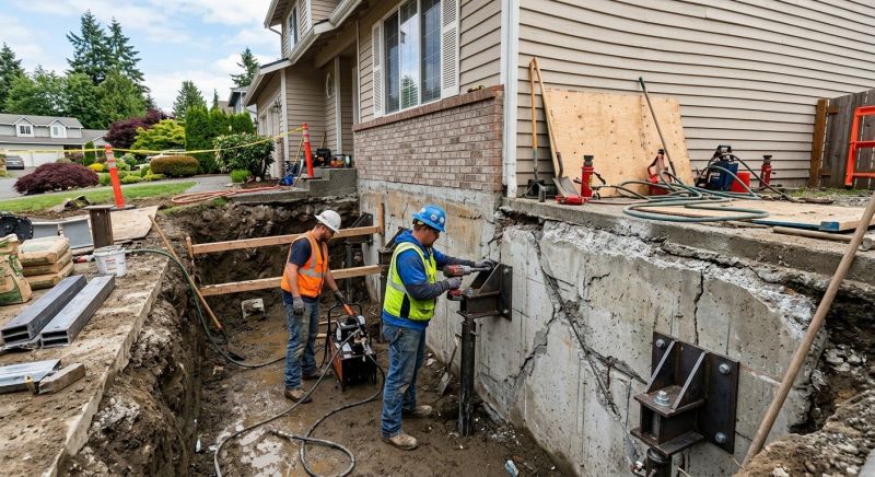 Home Foundation Repair in Chepachet, RI
