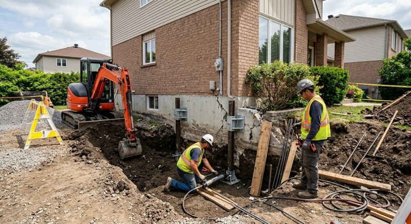 House Foundation Repair in Bristol, RI