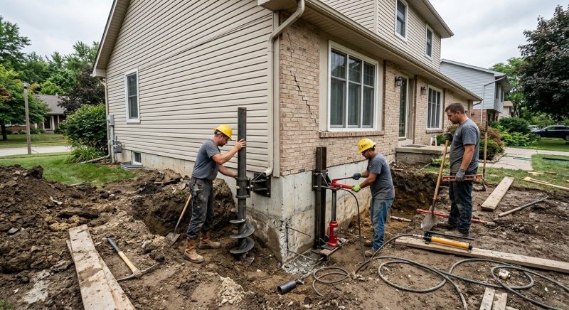 House Foundation Repair in New Bedford, MA