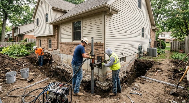 House Foundation Repair in North Dartmouth, MA