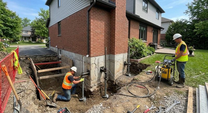 House Underpinning in Rehoboth, MA