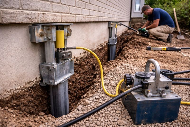 Sinking Foundation Repair in Washington County, RI