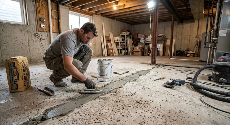 Slab Foundation Repair in Rehoboth, MA