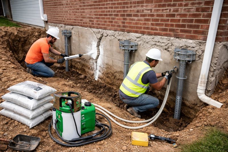 Structural Foundation Repair in Holbrook, MA