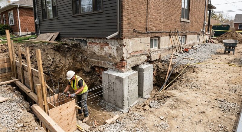 Structural Underpinning in Rehoboth, MA