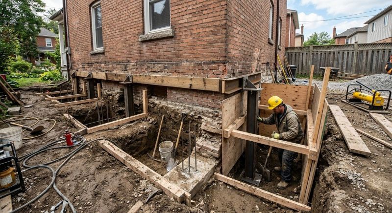 Structural Underpinning in Rehoboth, MA
